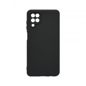 Husa BestCase® Premium Silicon, Compatibila Cu Samsung Galaxy A12 / Galaxy M12, 1.2MM Slim, Microfibra in interior, Antisoc, Rezistent la socuri, Protectie Camera, Margini ridicate pentru protectia ecranului, Negru - Img 1