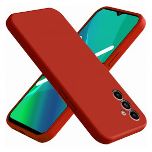 Husa BestCase® Premium Silicon, Compatibila Cu Samsung Galaxy A15, 1.2MM Slim, Microfibra in interior, Antisoc, Rezistent la socuri, Protectie Camera, Margini ridicate pentru protectia ecranului, Rosu - Img 1