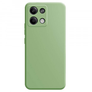 Husa BestCase® Premium Silicon, Compatibila Cu Xiaomi Redmi Note 13 Pro 5G, 1.2MM Slim, Microfibra in interior, Antisoc, Rezistent la socuri, Protectie Camera, Margini ridicate pentru protectia ecranului, Verde avocado - Img 1