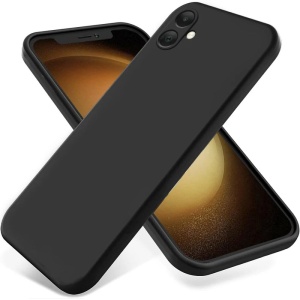 Husa pentru Samsung Galaxy A06, BestCase® Slim Premium Silicon 1.2MM, Microfibra in interior, Antisoc, Protectie camera si ecran, Negru - Img 1