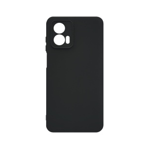 BestCase® Husa 0.8MM Slim Silicon, Compatibila Cu Motorola Moto G85, Rezistenta la uzura, Protectie Camera, Negru mat - Img 1
