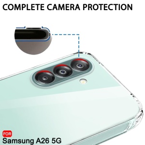 BestCase® Husa Clear Silicon pentru Samsung Galaxy A26 5G, Transparent - Img 2