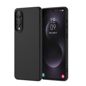 BestCase® Husa Premium Silicon pentru Samsung Galaxy S25 Edge, Negru - Img 1