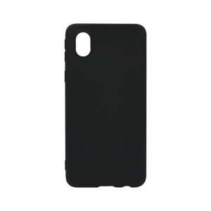 Husa BestCase® 0.8MM Slim Silicon, Compatibila Cu Samsung Galaxy A01 Core, Rezistenta la uzura, Negru - Img 1