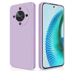 Husa BestCase® Premium Silicon, Compatibila Cu Honor Magic5 Lite, 1.2MM Slim, Microfibra in interior, Mov - Img 1
