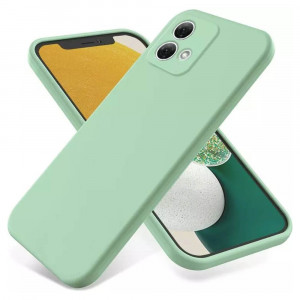 Husa BestCase® Premium Silicon, Compatibila Cu Motorola Moto G84, 1.2MM Slim, Microfibra in interior, Antisoc, Rezistent la socuri, Protectie Camera, Margini ridicate pentru protectia ecranului, Verde avocado - Img 1