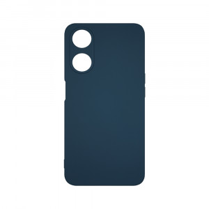 Husa BestCase® Premium Silicon, Compatibila Cu OPPO A78 5G, 1.2MM Slim, Microfibra in interior, Antisoc, Rezistent la socuri, Protectie Camera, Margini ridicate pentru protectia ecranului, Albastru inchis - Img 1