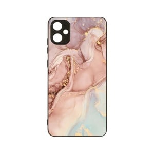 Husa BestCase® Slim Glassy, Compatibila Cu Samsung Galaxy A05, Rose Marble, G 1253 - Img 1