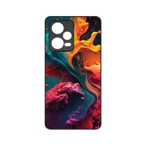 Husa BestCase® Slim Glassy, Compatibila Cu Xiaomi Redmi Note 12 5G, Liquid Colors, G 1234 - Img 1
