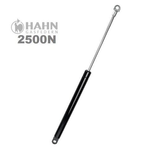 Piston gaz ușa beci, forta 2000N, 750 mm Hahn Gasfedern Germany
