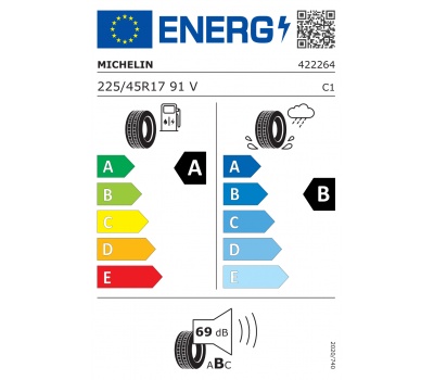 Michelin E PRIMACY 225/45/R17 91V vara