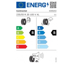 Continental CROSS CONTACT RX 235/55/R20 105V XL all season