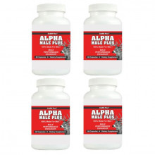 ALPHA MALE PLUS - Sexual Performance Enhancer - 4 Bottles
