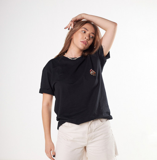 Mario - Black Tee *LICHIDARI DE STOC*