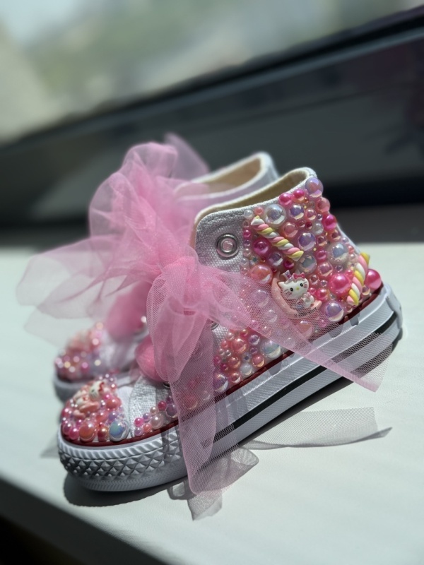 Teniși fete copii Hello Kitty – Handmade