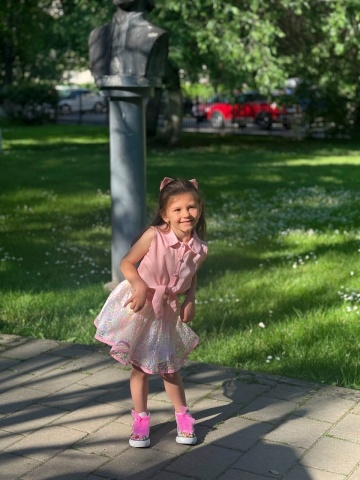 Fustă fetiță din tul cu paiate Twinkle - Img 7