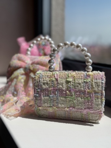 Geantă fete din tweed Lemonade