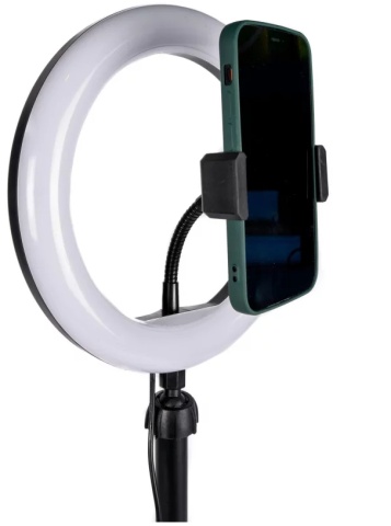 Lampa circulara cu suport selfie si trepied Create It! 80 cm - Img 2