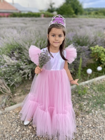 Rochie prințesa fetițe din tulle - Img 3