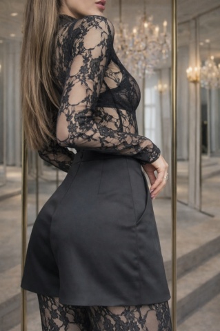 Sacou tip rochie sculptural negru din stofă, design premium – ICON - Img 5