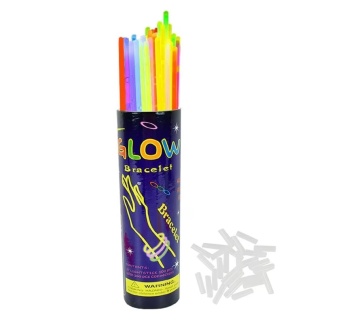 Set 50 bratari luminoase, betisoare fosforescente, Glow Sticks, 20 cm - Img 3