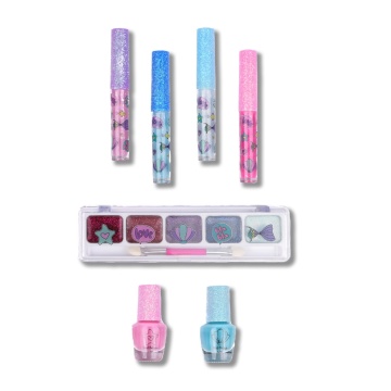 Set de machiaj pentru fetite cu glitter Mermaid Create It! - Img 3