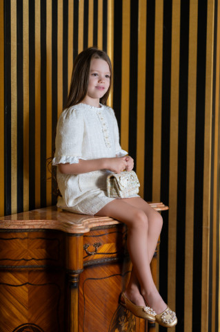 Girls’ Tweed Dress, Coco