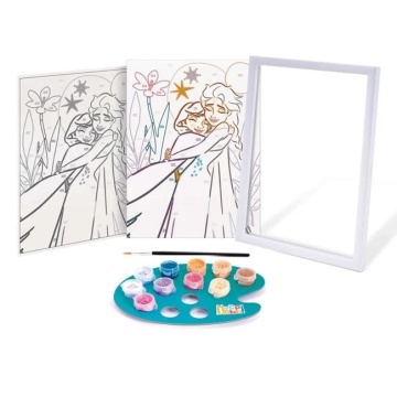 HappiHobbi Paint & Frame - Pictura cu Numere - Disney Frozen - Img 3