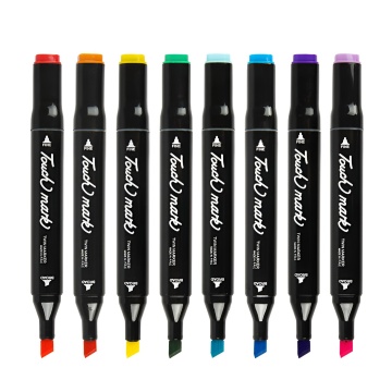 Set Cutie 36 Markere, cu Alcool, Artist Markers, Cutie Plastic cu Maner, Multicolor - Img 2