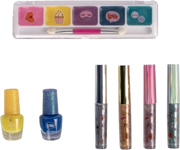 Set machiaj 7 piese Metallic pentru fetite Create It! - Img 2