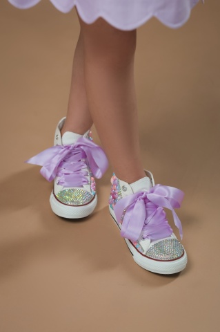 Sneackers copii/fete lila, Sirenă / Ultimele bucăți - Img 2
