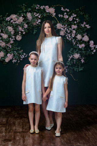 Rochie dama eleganta din brocard premium, Lilou - Img 6