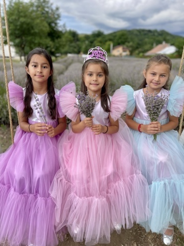 Rochie prințesa fetițe din tulle - Img 5