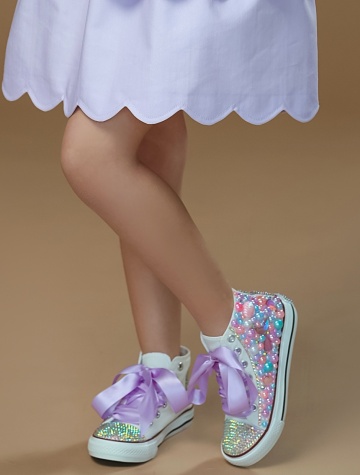 Sneackers copii/fete lila, Sirenă / Ultimele bucăți - Img 5