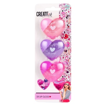Set 3 Balsamuri de Buze, Create It!, Model Inima, Diverse Arome