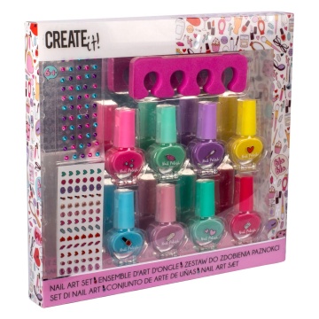Set creatie pentru unghii, 8 oje + accesorii, Create It!, Multicolor - Img 2