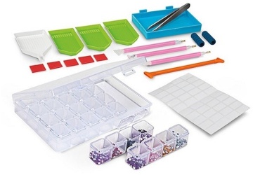 Set XL complet de accesorii pentru Diamond Painting - Img 3