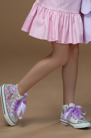 Sneackers copii/fete lila, Sirenă / Ultimele bucăți - Img 6