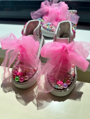 Sneackers copii/fete roz, Lollypop/ Ultimele bucăți - Img 4