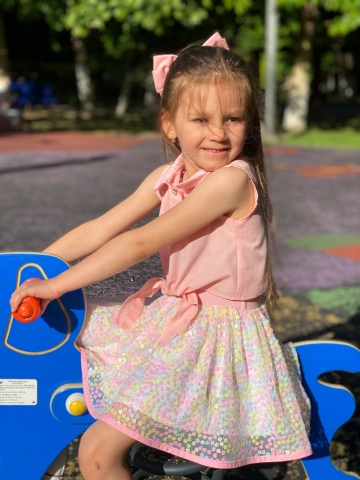 Fustă fetiță din tul cu paiate Twinkle - Img 2
