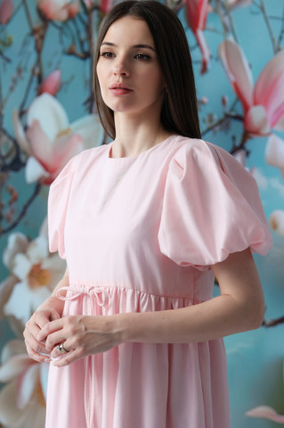 Rochie dama roz din bumbac 100%, Candy - Img 8