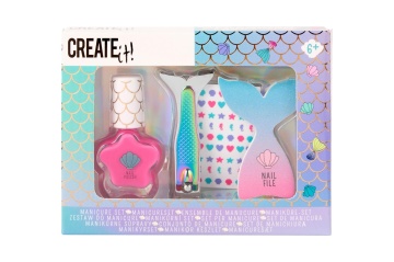 Set Manichiura Pentru Copii, 3 Piese, Create It! Mermaid, +6 Ani