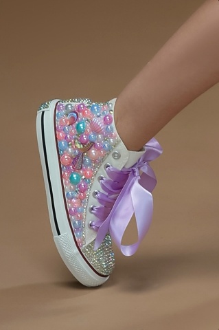 Sneackers copii/fete lila, Sirenă / Ultimele bucăți