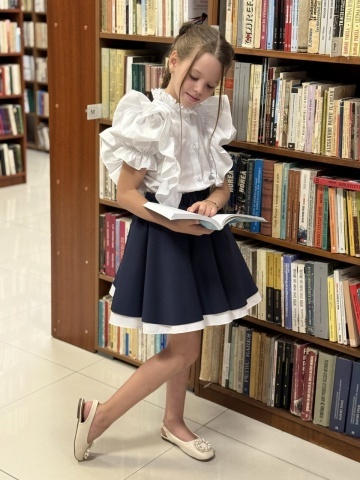 Fustă uniformă fete școală bleumarin, Blue Ivy - Img 11