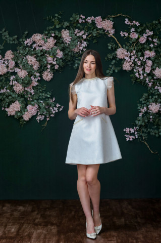 Rochie dama eleganta din brocard premium, Lilou
