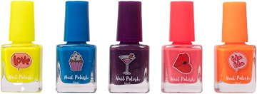 Set 5 lacuri de unghii Neon pentru fetite Create It! - Img 2