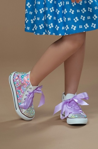 Sneackers copii/fete lila, Sirenă / Ultimele bucăți - Img 7