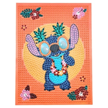 Pictura cu Diamante, Kit creativ, Disney Stitch, 30 x 40 cm - Img 2