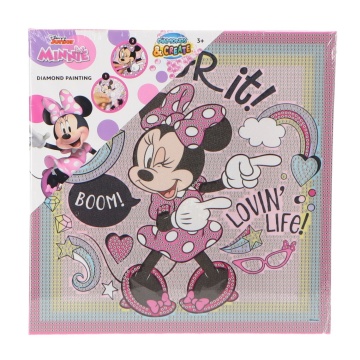Pictura cu diamante, Minnie, 29 x 29 cm