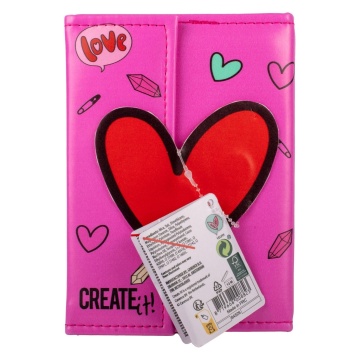 Set Machiaj Tip Carte cu Inchidere Magnetica , Create It!, Roz